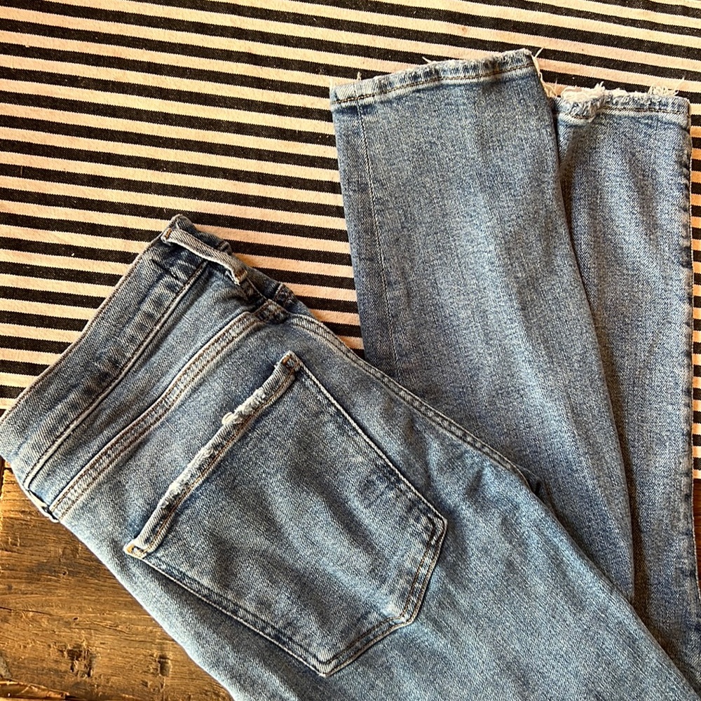 Agolde Toni Mid-Rise Straight Jeans